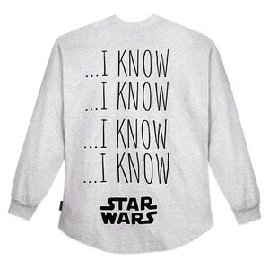 Disney Adult Spirit Jersey - Star Wars “I Know”